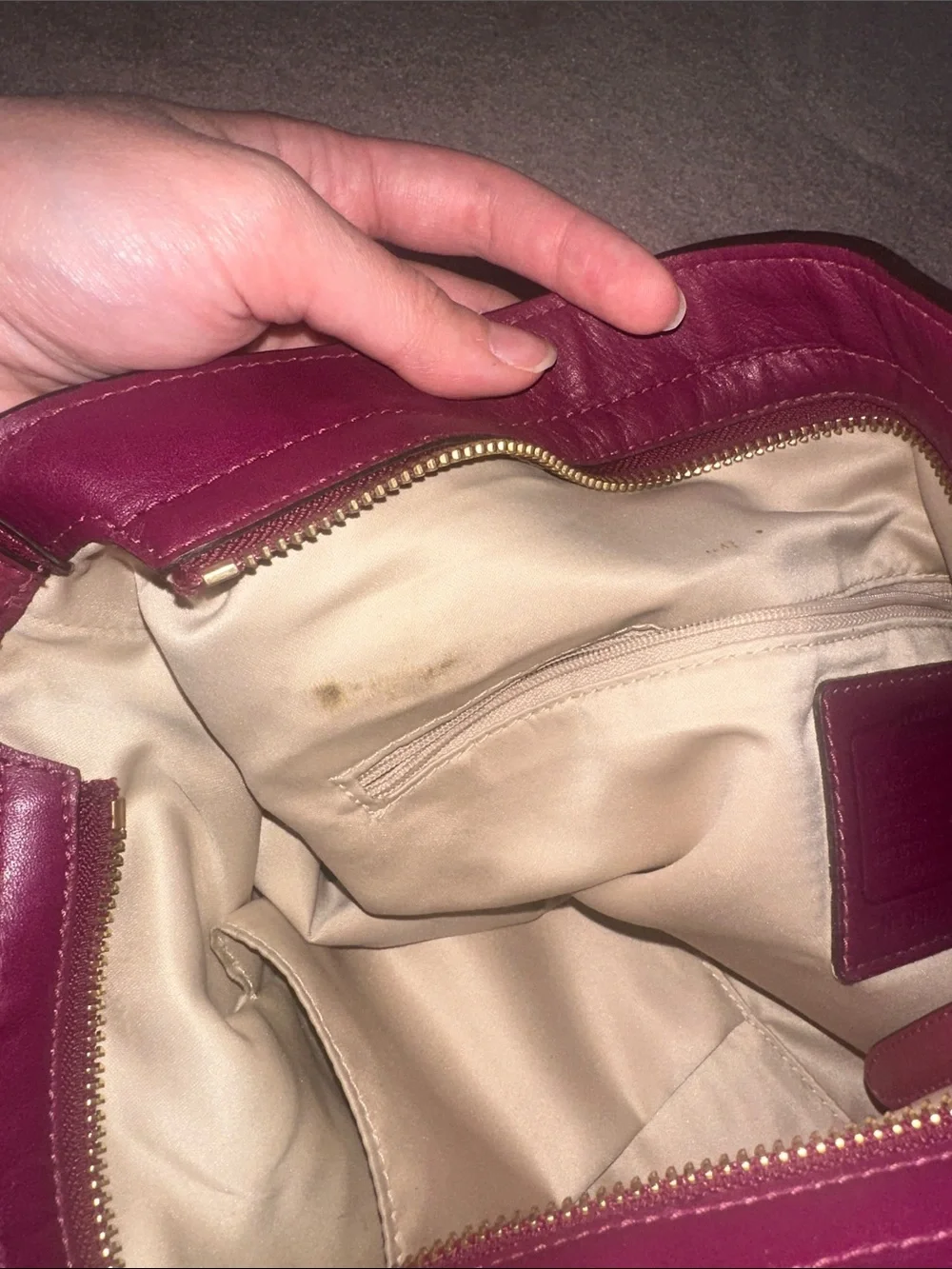 Coach Colette Hobo Bag Vibrant Pink Gold Hardware